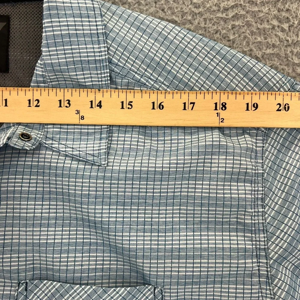 5.11 Tactical Shirt Mens‎ XL Blue White Plaid Button Up Short Sleeve - Picture 6 of 16